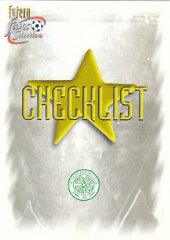 Checklist Celtic Glasgow 1999 Futera Fans' Selection #99